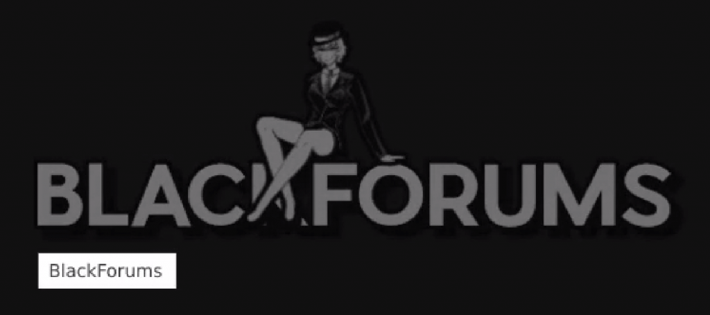 BlackForums logo.